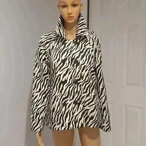 Vintage Zebra Print Jacket